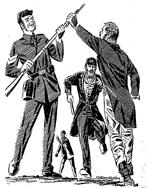 April 19 1861 was a fateful day for Baltimore police who had to attack riding citizens to protect union soldiers passing south through the city.