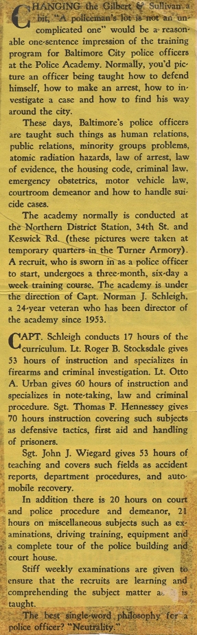 Sgt George T Owens Academy Review