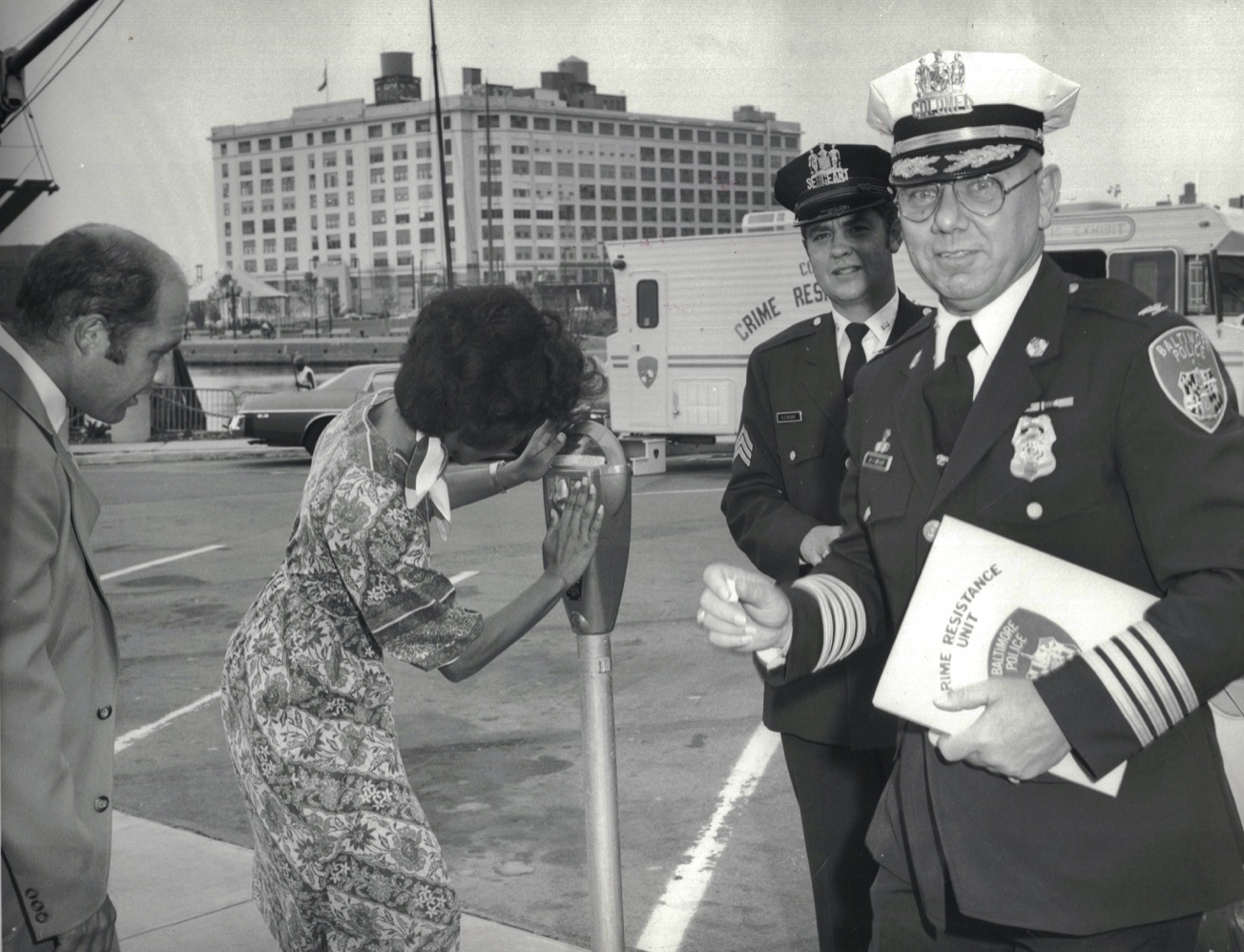 Captain DePino Cathy Pugh Sgt Wilson and Colonel Wilbur Miller
