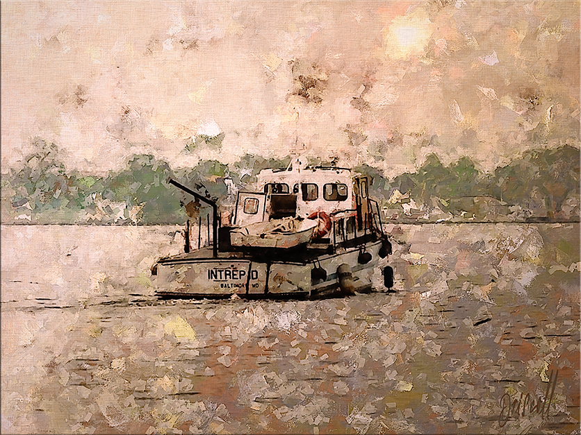 Intrepid 72 painting
